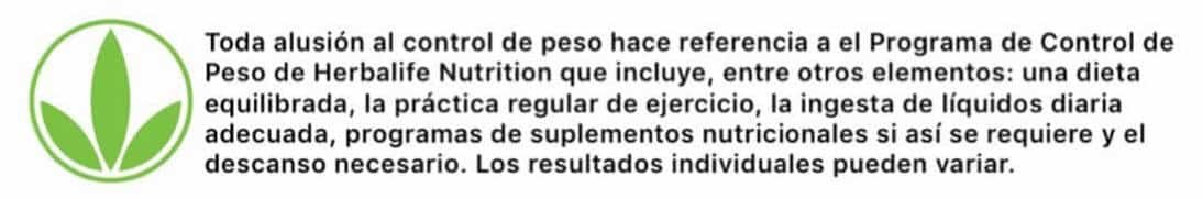 disclaimer herbalife