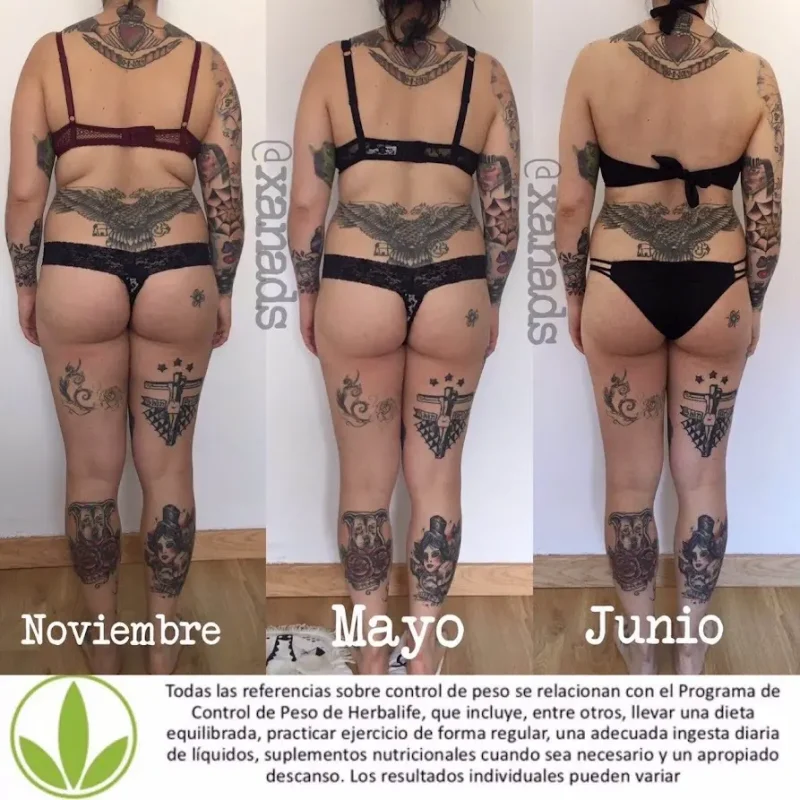 Antes y después con Herbalife 12 antes y despues 4